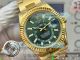 PPM Swiss Clone Gain Weight Yellow Gold Rolex Sky-Dweller Green Face Oyster Watch (3)_th.jpg